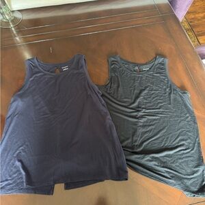 Halogen Black Sleeveless Tank Top Duo